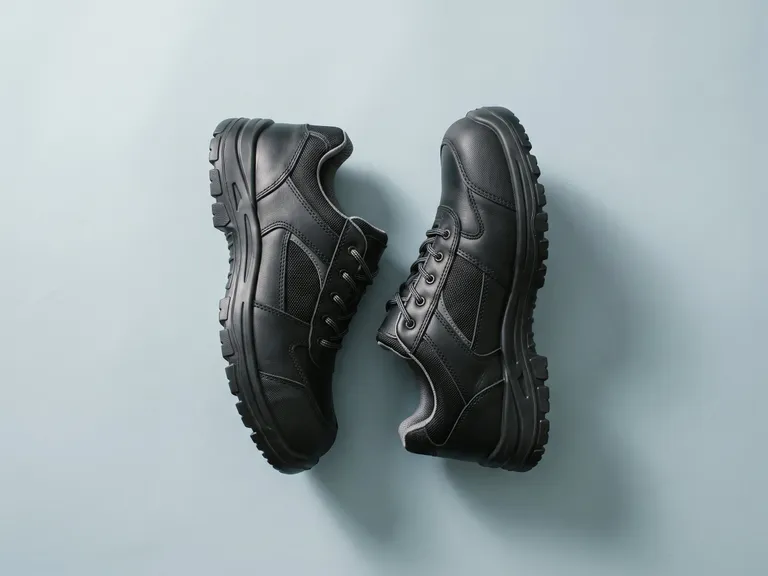 Scarpe antinfortunistiche basse nere S3 con suola tassellata